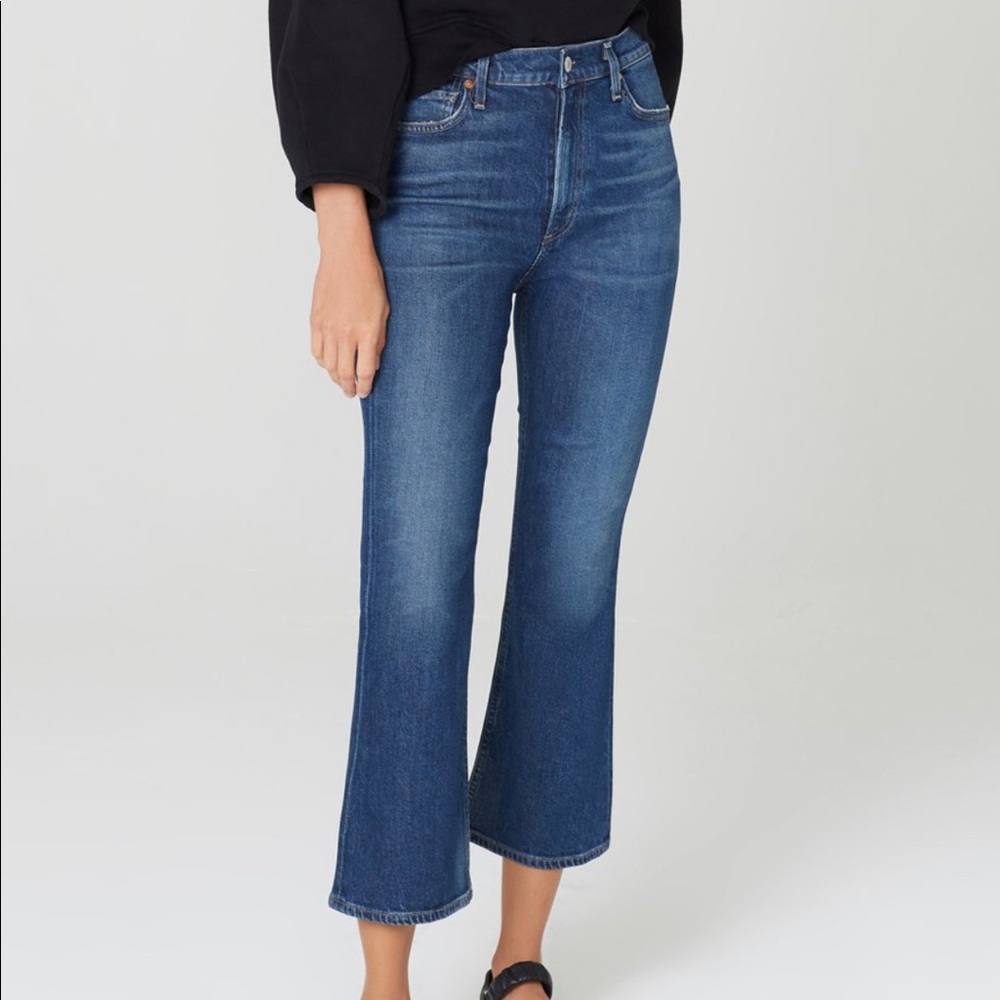Crop Flare Jeans
